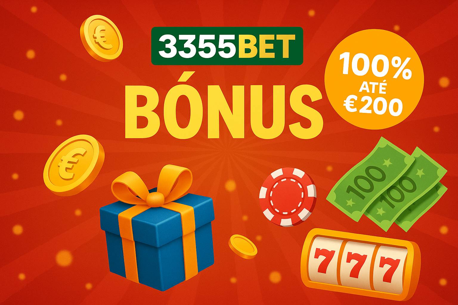 O bônus promocional 3355BET é uma ótima maneira de começar sua aventura
