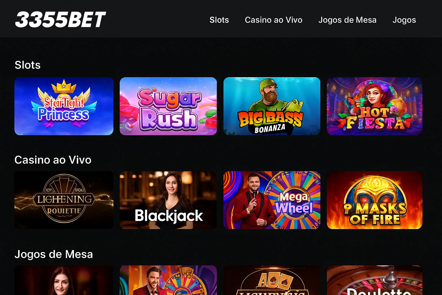 Jogos de cassino online 3355BET