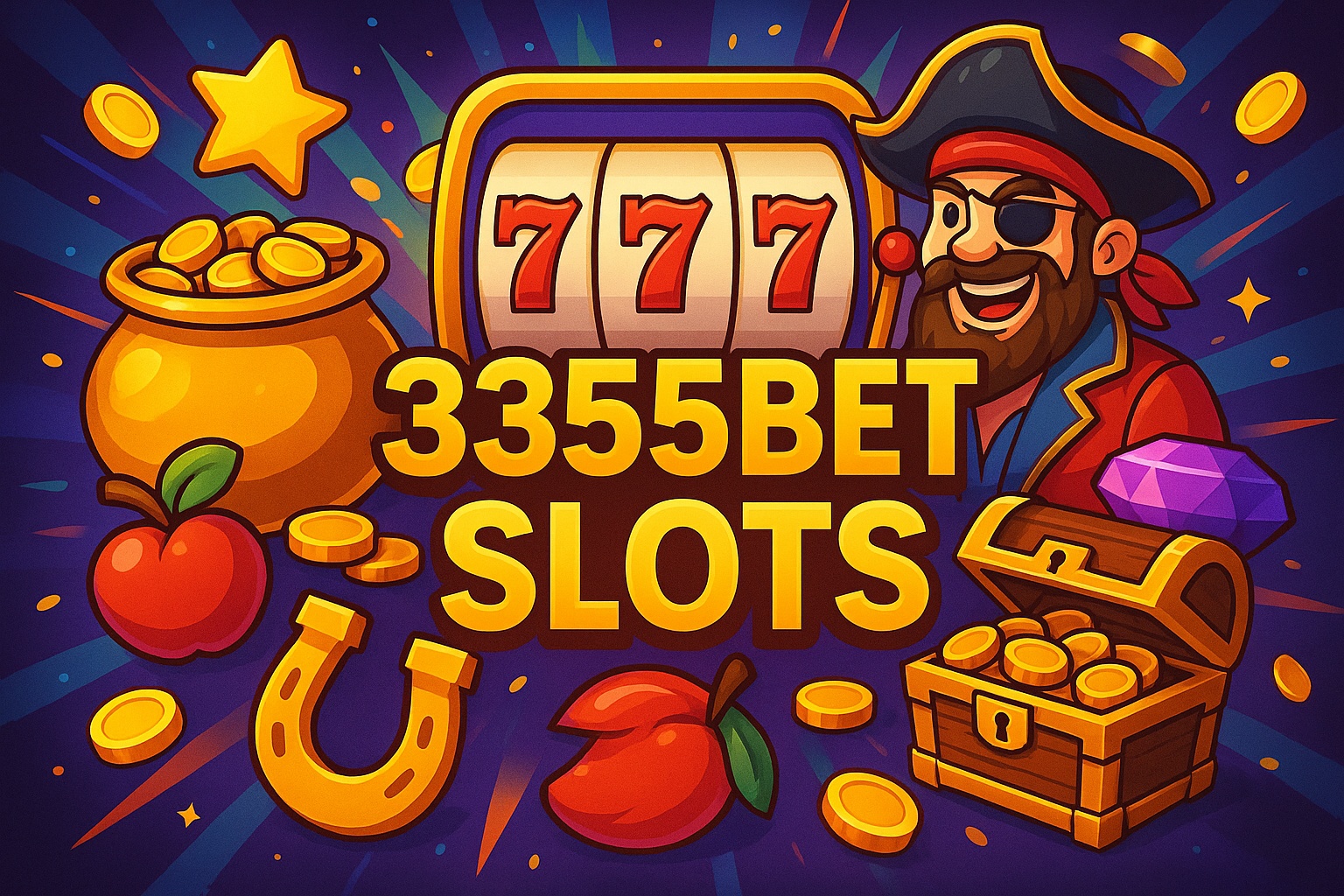 Explore o mundo das slot machines no 3355BET Casino